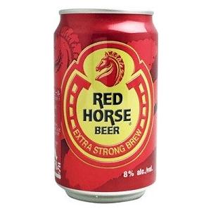 Philippines beer  フィリピン　ビール  レッド ホース　缶  330ml/24本n　・Red Horse　香港産