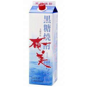 奄美酒類　奄美　黒糖　25度　　パック　1800ml/e659｜akisa