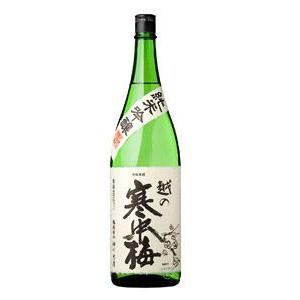 新潟銘醸(株)　越の寒中梅　純米吟醸  1800ml e008　新潟