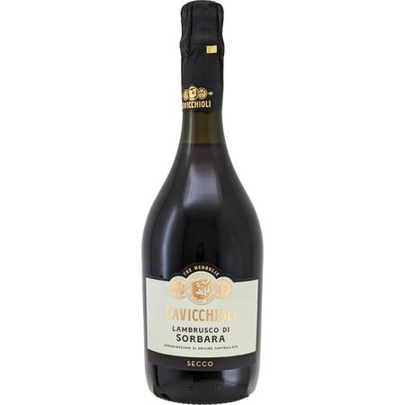 カビッキオーリ　ランブルスコ　ロッソ　ソルバーラ　セッコ　NV　赤泡　750ml CAVICCHIO...