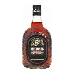 India オールドモンク　XXX　ラム　７年熟成　750ml/12本.s インドラム