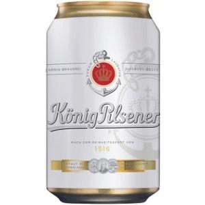 Germany　ドイツビール  ケーニッヒ　ピルスナー缶　330ml/24ik　Konig Pilsner　ケース重量：約8.49kg｜akisa