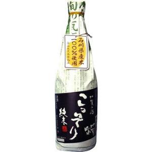 株式会社加越秘酒造 加賀山水　こっそり純米　720ml/12本.e お届けまで14日ほどかかります