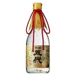 山元酒造 さつま五代　金箔入　本格焼酎25度  720ml/6本.snb.e お届けまで２０日ほどかかります｜akisa