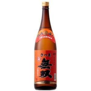 さつま無双 赤ラベル　芋25度　1800ml/6本.hn.y お届けまで14日ほどかかります