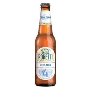 イタリア　ノンアルコールビール　　ポレッティ ゼロゼロ（Poretti Zero.Zero） 瓶　330ml/24本hir　お届けまで１４日ほどかかります