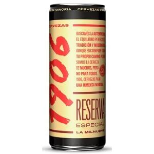 スペイン ビール　spain エストレーリャ ガリシア　1906　レゼルヴァ エスペシアル　缶　330ml/24本.kn