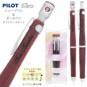 ギフトケース付き 2本セット 名入れ パイロット S20 シャープペン 0.5mm ( HPS-2SK ) ＆ ボールペン 0.7mm ( BPPS-2SK ) のセット PILOT メール便 送料無料 レ