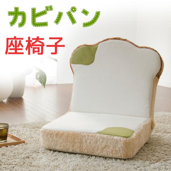 座椅子 カビパン カバーリングタイプ リクライニング付 日本製 カバーが洗える