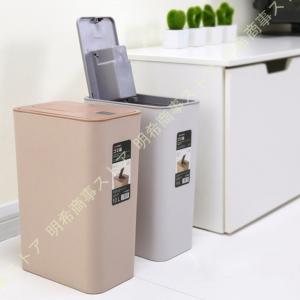 ゴミ箱 分別ペール 屋外兼用 （ ごみ箱 リットル ふた付き 角型 屋外 プラスチック キッチン ダストボックス ペール 蓋つきフタ付き 袋 見えない ） 新生活｜akishoujistort