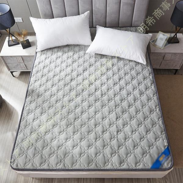 ベッドパッド 綿100% 夏用 素肌に優しい ウォッシャブル ベッドマット 敷きパッド 超柔い 寝心...