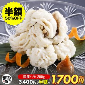 はも 200g ハモ 国産 加熱用 鍋用 湯引き 天ぷら 照り焼き 冷凍 海鮮 お取り寄せ おつまみ 酒の肴 父の日 母の日 ギフト