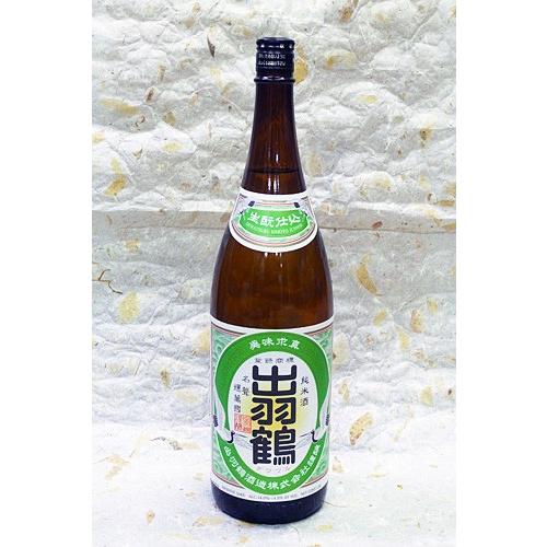 秋田清酒 出羽鶴 生もと仕込純米酒 1800ml　カートンなし