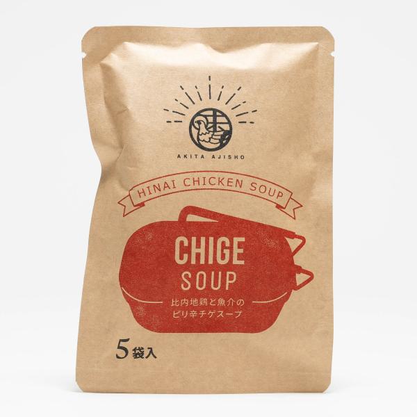 秋田味商 比内地鶏と魚介のピリ辛チゲスープ 5袋入