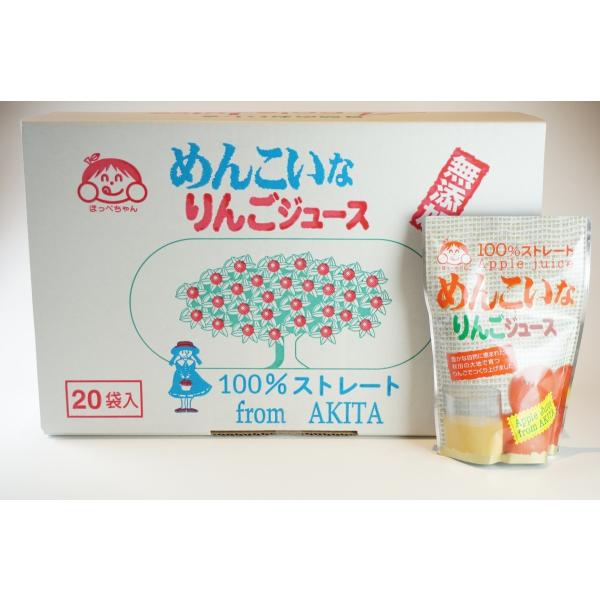 ギフト　めんこいなりんごジュース　20個入