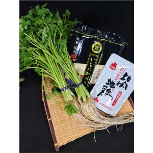 送料無料 古川農園 三関産せり 3束 気温に応じて通常便とクルー便を