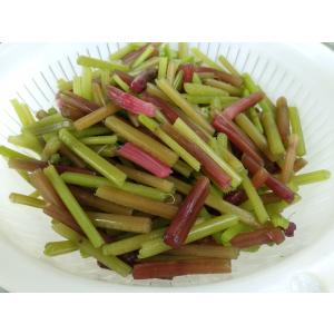 【完全予約販売】秋田の天然山菜「ミズ(むきみず...の詳細画像2