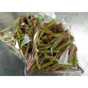 【完全予約販売】秋田の天然山菜「ミズ(むきみず...の詳細画像3