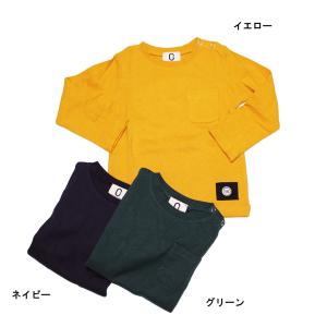 長袖Tシャツ ポケット ロンT 子ども服 男の子 女の子 ゼロスタンダード ZERO STANDARD 80cm 90cm 95cm 100cm 70%OFF メール便OK BW76｜akitaoutlet