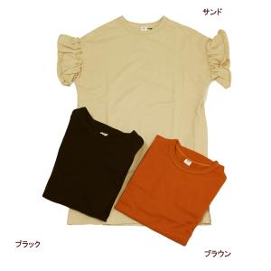 ワンピース 袖フリル 半袖 子供服 女の子 エヌエイチティ NHT 100cm 110cm メール便OK  BS71｜akitaoutlet