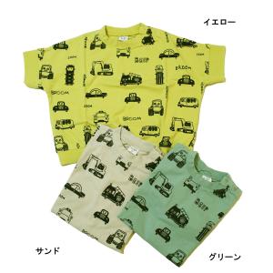 車 半袖Tシャツ 乗り物 子供服 男の子 女の子 ニコフラート nico hrat 90cm 100cm 110cm 120cm 130cm 140cm 60%OFF メール便OK BS116