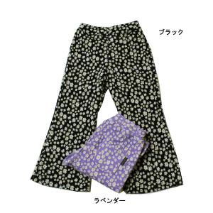 ロングパンツ ジャガードフレア スウェット 花柄 長ズボン ボトムス キッズ 子供服 女の子 ガールズ ネオ NeWo 120cm 50％OFF 1点のみメール便OK NS2｜akitaoutlet