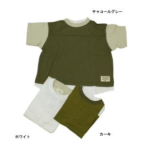 半袖Tシャツ レイヤード キッズ 子供服 男の子 女の子 NeWo ネオ 90cm 110cm 120cm 60％OFF メール便OK NS3｜akitaoutlet