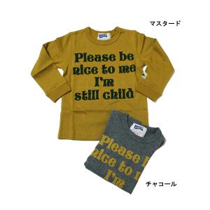 長袖Tシャツ キッズ 英字 ロゴ ロンT 子供服 男の子 女の子 ヴィクトリーオブアルファ メール便OK TW44｜akitaoutlet