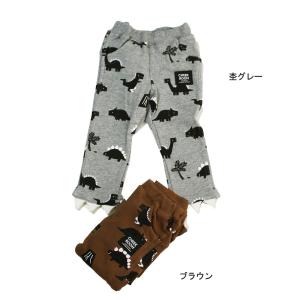 ロングパンツ 恐竜 長ズボン 子供服 男の子 ボトムス チークルーム CHEEK ROOM 50%OFF 1点のみメール便OK BW21