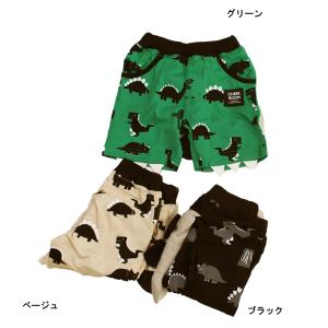 ハーフパンツ 恐竜 半ズボン 子供服 男の子 ボトムス チークルーム CHEEK ROOM 80cm 90cm 100cm 110cm 120cm 50%OFF メール便OK BS4