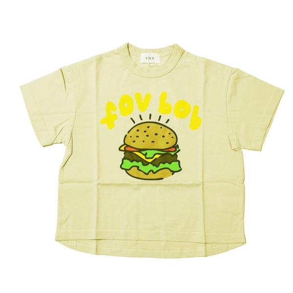 半袖Tシャツ バーガー 子供服 男の子 女の子 フォブ FOV 100cm 110cm 120cm ...