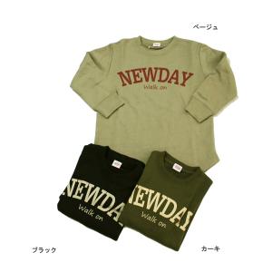 長袖トレーナー NEWDAY ラウンド 子供服 男の子 女の子 ジーンズベーセカンド 110cm 120cm 130cm 140cm 70%OFF メール便OK BW44