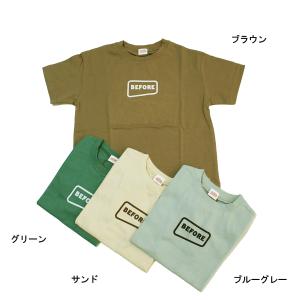 半袖Tシャツ BEFORE ビック ロゴ 子供服 男の子 女の子 ジーンズベーセカンド 110cm 120cm メール便OK BS60｜akitaoutlet