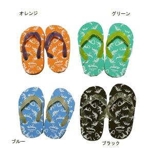 ビーチサンダル 恐竜柄 アンパサンド 子供用靴 男の子 女の子 15cm 70%OFF メール便NG M150｜akitaoutlet