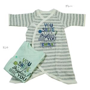 完全閉店セール コンビ肌着 長肌着 ベビー服 男の子 長袖 60-70cm アンパサンド ampersand 70%OFF メール便OK M83