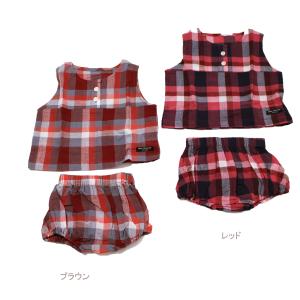 ベビースーツ ノースリーブ 上下セット リンクコーデ