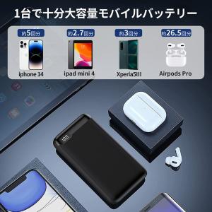モバイルバッテリー 大容量 急速充電 2000...の詳細画像4