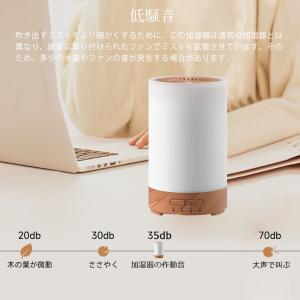 加湿器 小型 卓上 ミニ加湿器 超音波式 上部...の詳細画像3