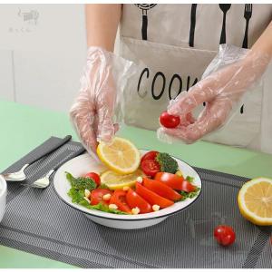 使いきり手袋 ポリエチレン手袋 極うす手 調理...の詳細画像3