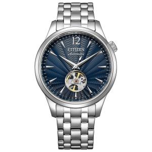 CITIZEN シチズン 腕時計 自動巻き オープンハート 日本製 革 CITIZEN シチズン 腕時計 自動巻き オープンハート 日本製 革