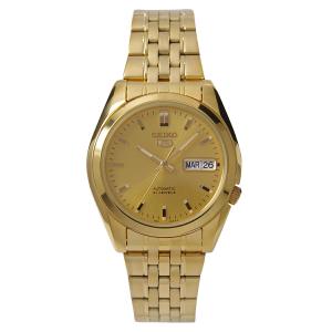 Seiko 5 セイコー SEIKO 腕時計 機械式 自動巻き ゴールド文字盤 海外