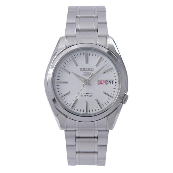 セイコー SEIKO 5 腕時計 海外モデル 自動巻き ホワイト文字盤 SNKL41K1 メンズ [...