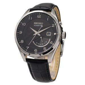 セイコー SEIKO 腕時計 海外モデル KINETIC キネティック レトログラード ブラック SRN051P1 メンズ [逆輸入品]｜akky-international
