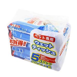 ドギーマン ペット専用ウェットティッシュ 30枚 5コパック 30枚入×5コパックの商品画像