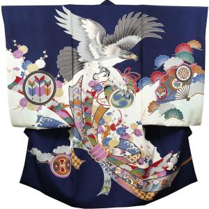 お宮参り 着物 男 祝着 初着 産着　正絹のしめ　dn2082