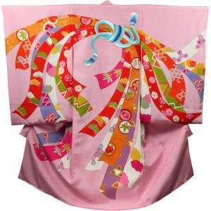 お宮参り 着物 女の子 正絹 祝着 初着 産着 のしめ 新品 j3902 七五三