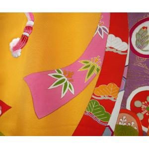 お宮参り 着物 女の子 祝着 初着 産着 正絹...の詳細画像3