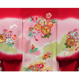 お宮参り 着物 女の子 祝着 初着 産着 正絹...の詳細画像1