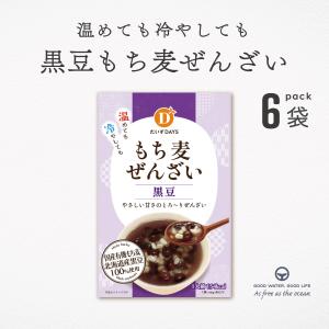ぜんざい 黒豆もち麦ぜんざい 140g 6袋 だ...の商品画像