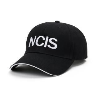 LishufenST NCIS 特殊エージェントキャップ 海軍犯犯罪捜査サービス 刺繍入り 調節可能なコットンベースボールキャップ 帽子 ブラックの商品画像